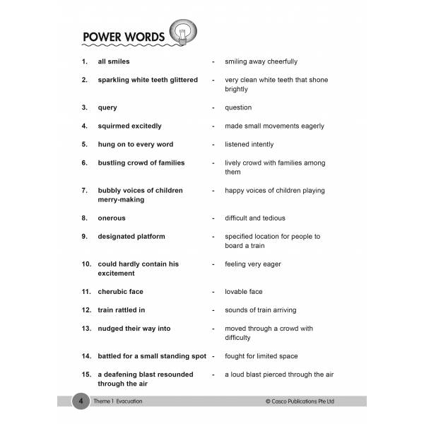 Zoom in Vocabulary for Creative Writing Primary 6 - 2nd Edition